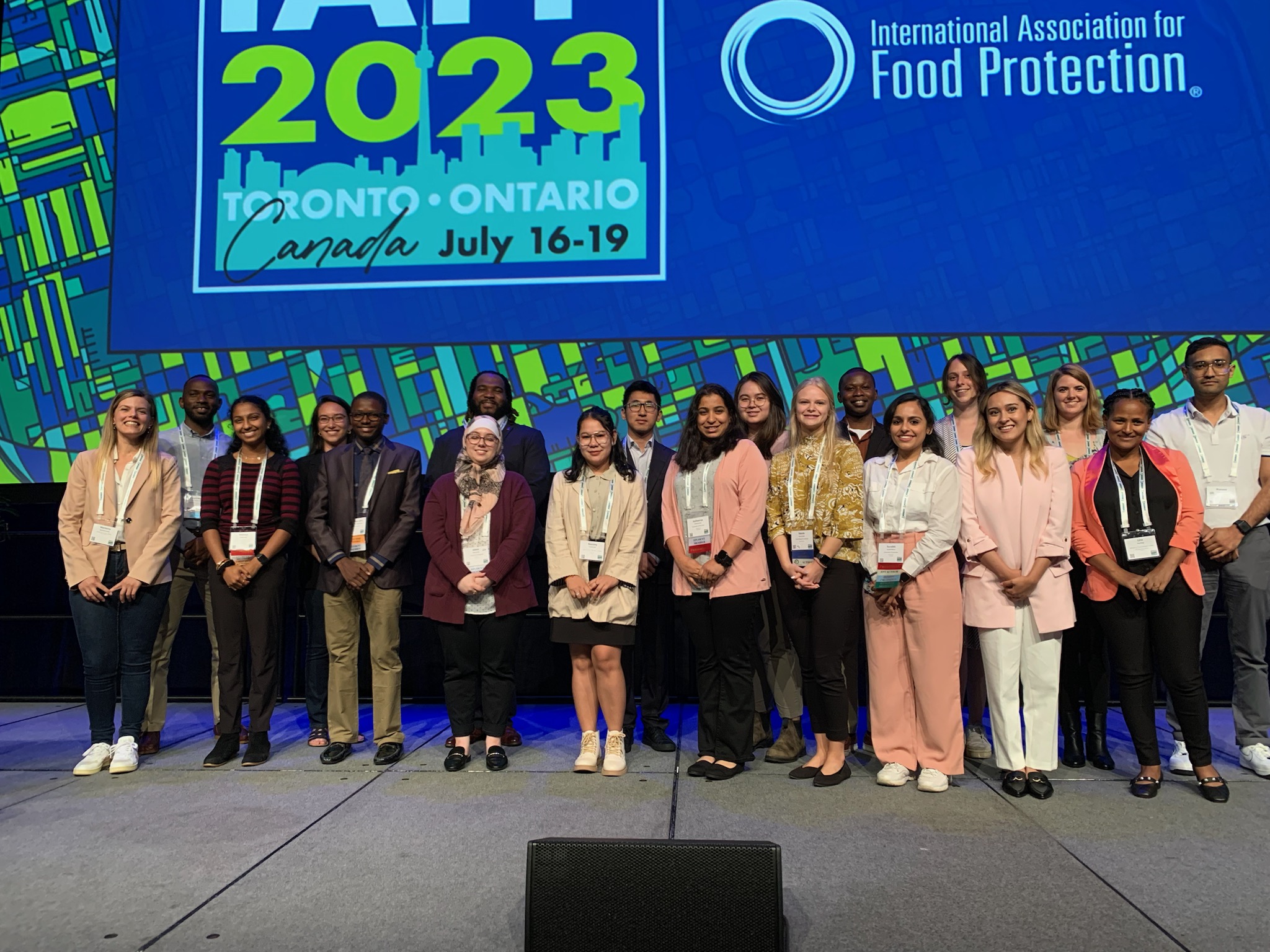 Akshaya Balaji at 2023 International Associaton for Food Protection conference in Toronto, Ontario.